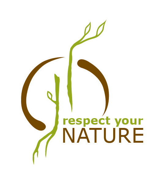 Logo respect your nature klein bunt rgb